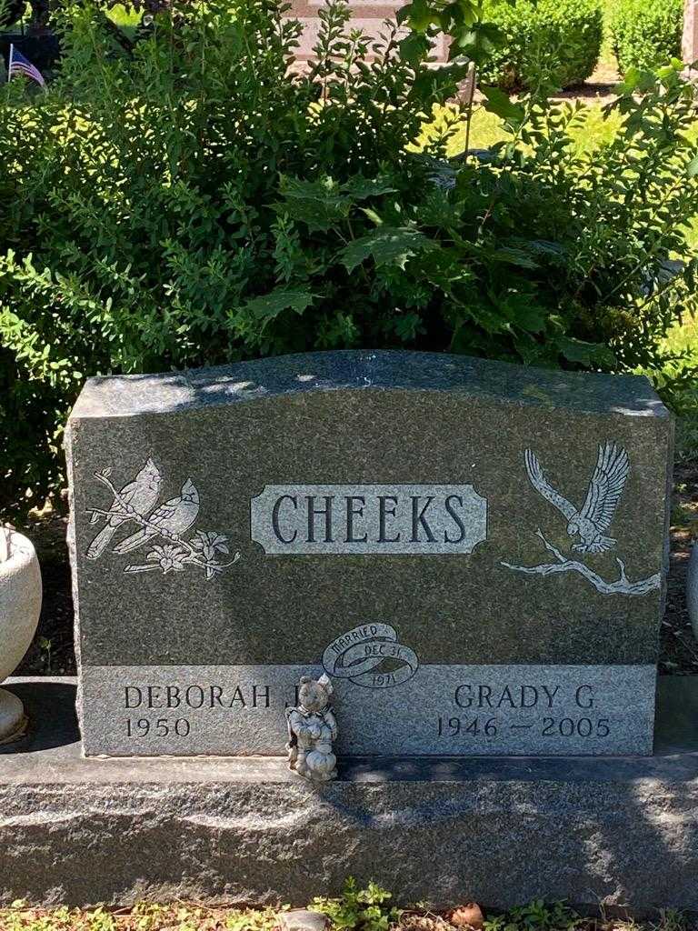 Grady G. Cheeks's grave. Photo 3