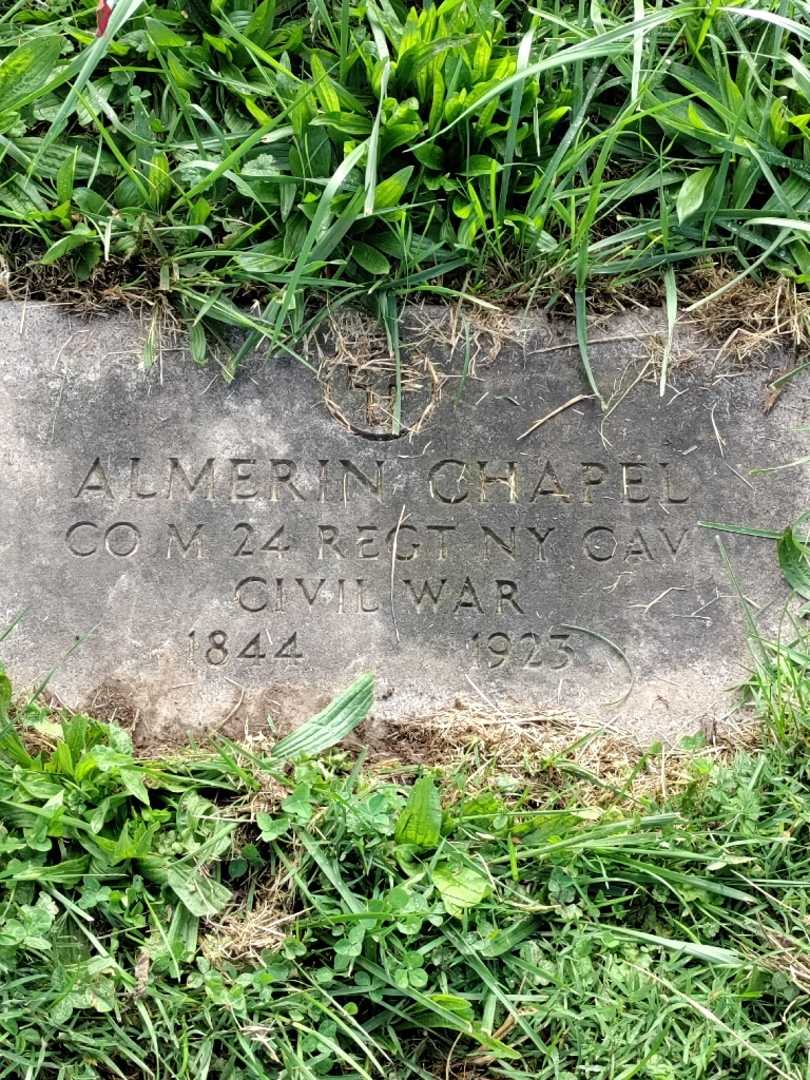 Almerin Chapel's grave. Photo 3