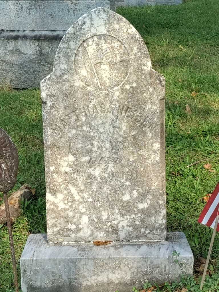 Matthias Theisen's grave. Photo 3