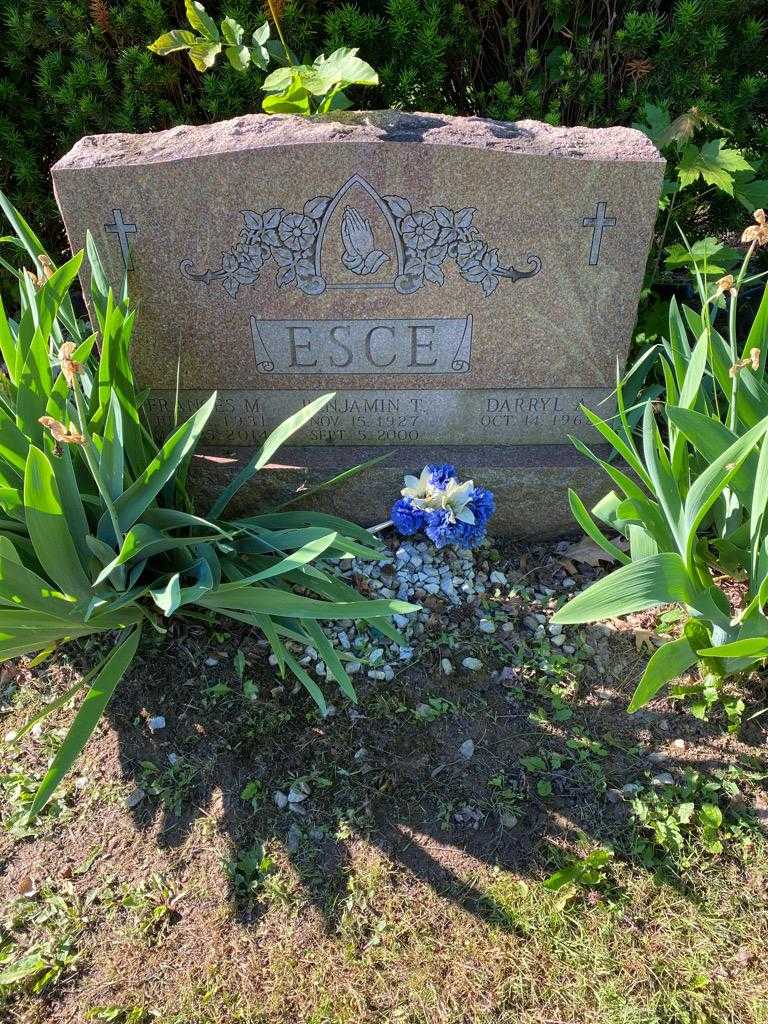 Benjamin T. Esce's grave. Photo 2