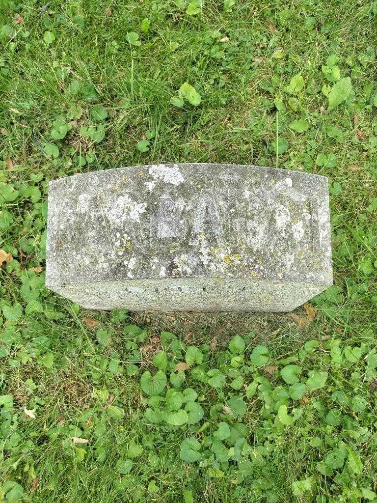 Barbara I. Obrist's grave. Photo 4