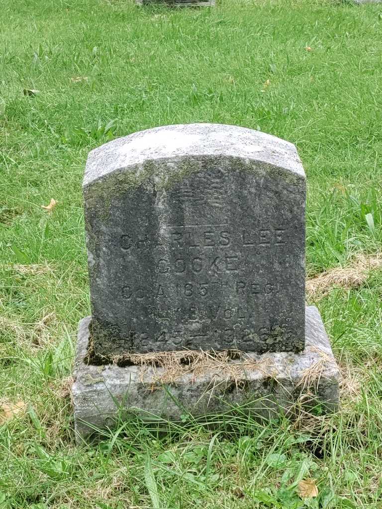 Charles Lee Cooke's grave. Photo 3