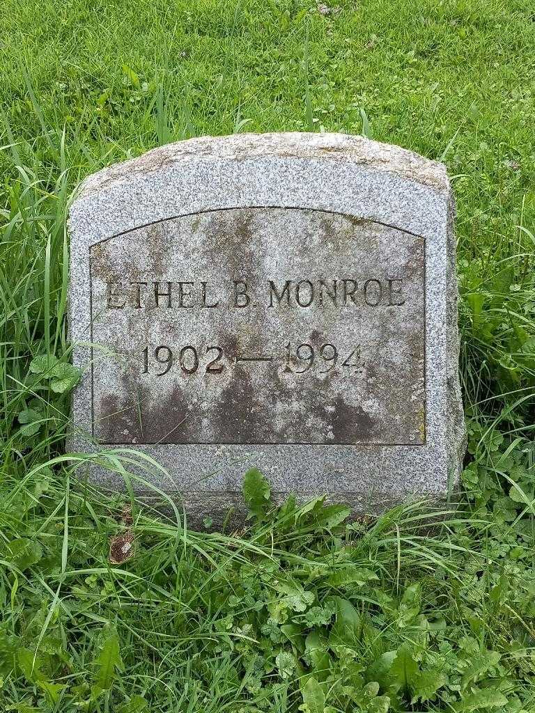 Ethel Barbara Monroe's grave. Photo 3