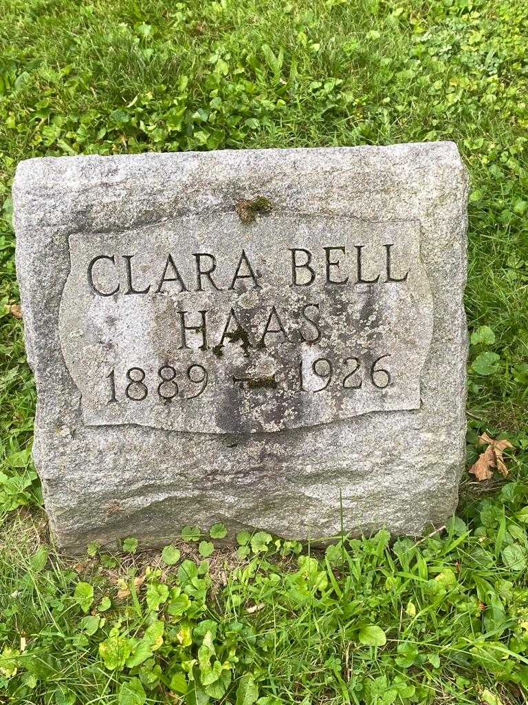 Clara Bell Haas's grave. Photo 3