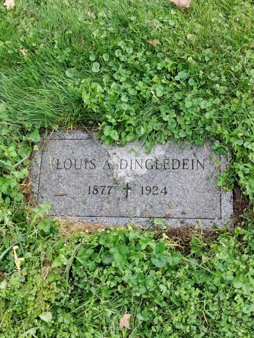 Louis A. Dingledein's grave. Photo 3