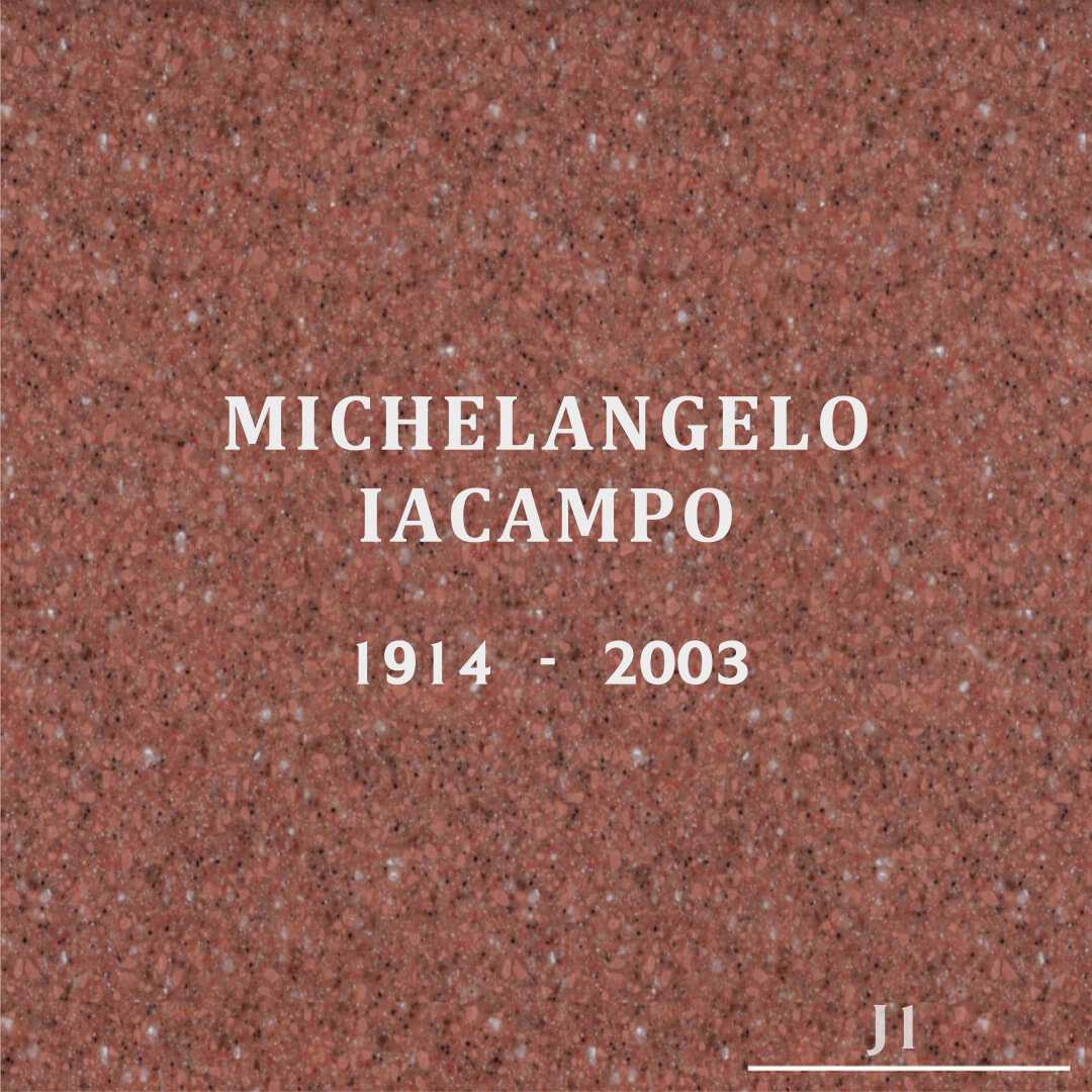Michelangelo Iacampo's grave