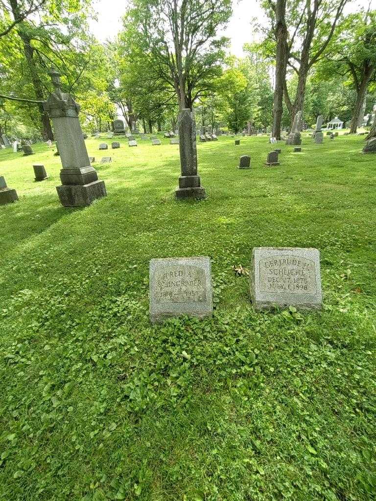 Fred A. Steingraber's grave. Photo 1