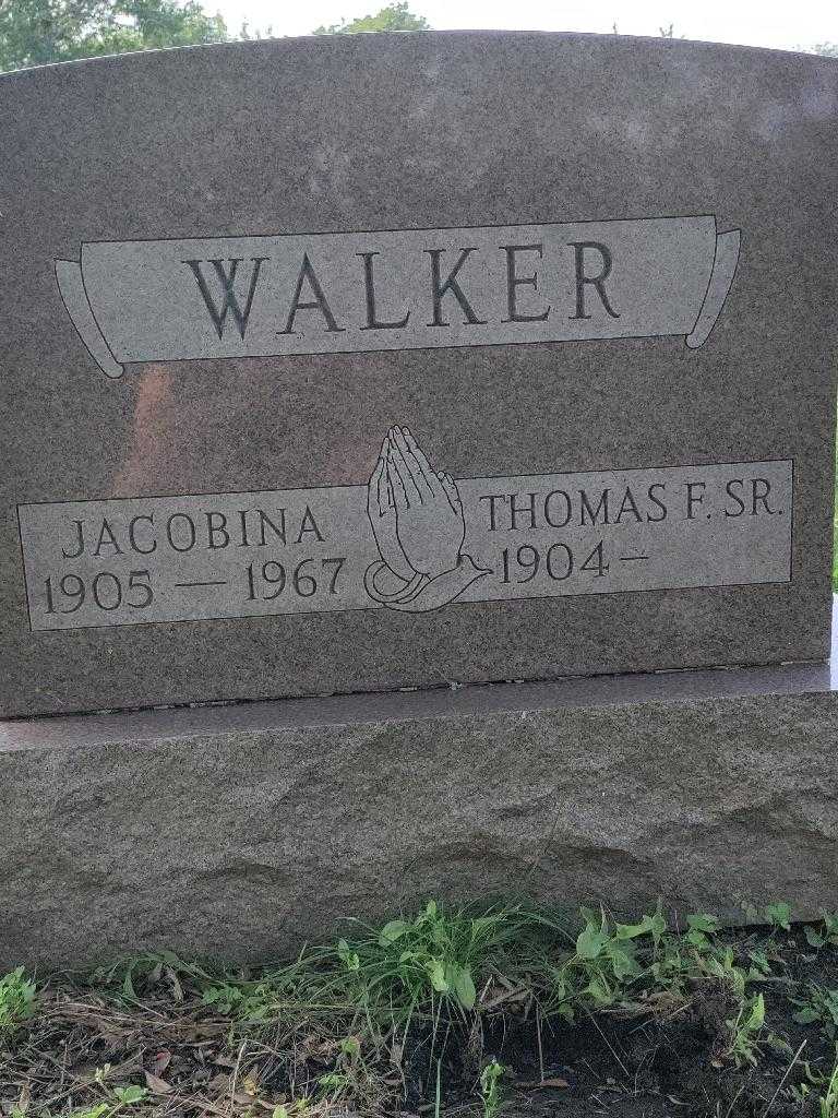 Thomas F. Walker Senior's grave. Photo 3