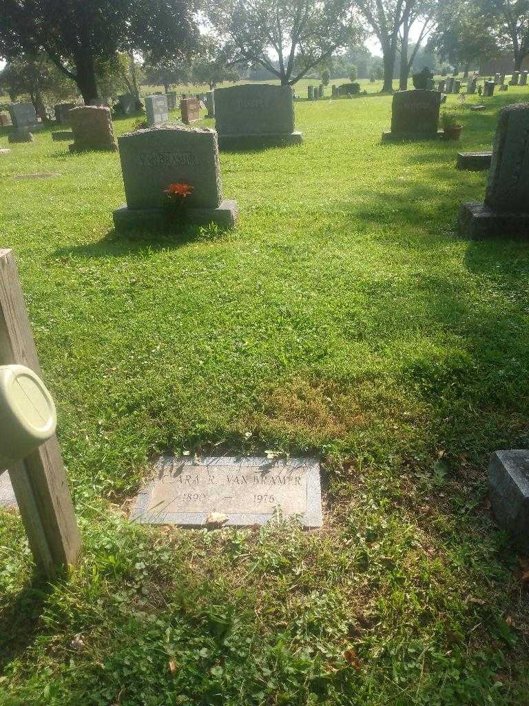 Clara R. Van Bramer's grave. Photo 1