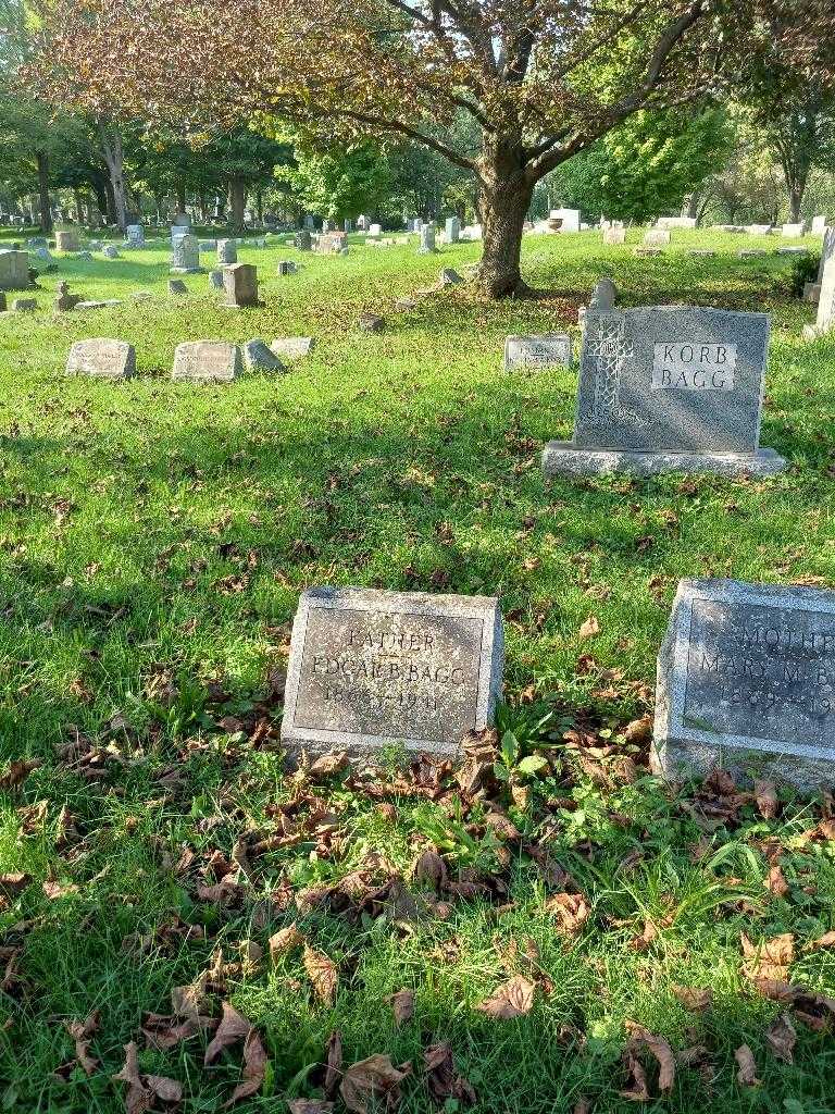 Edgar B. Bagg's grave. Photo 1