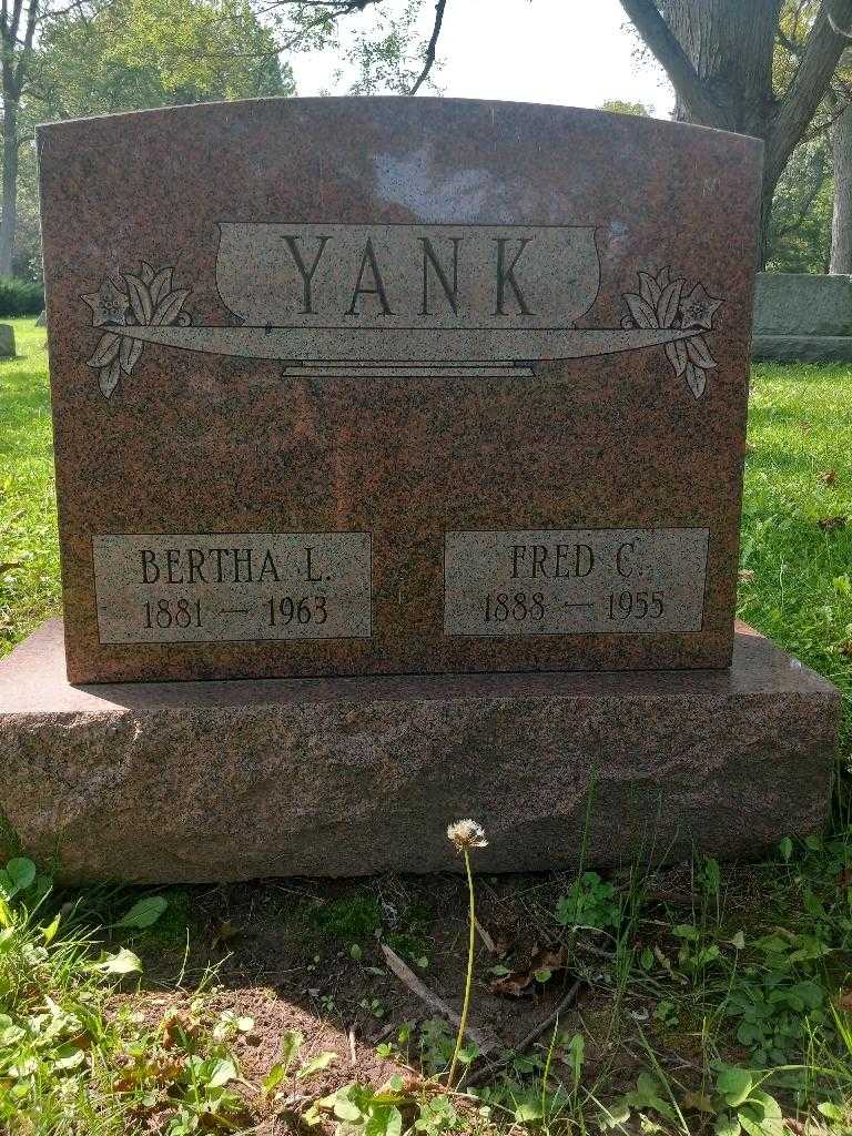 Frederick C. Yank's grave. Photo 3