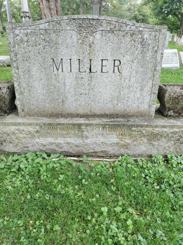 Minnie M. Miller's grave. Photo 2