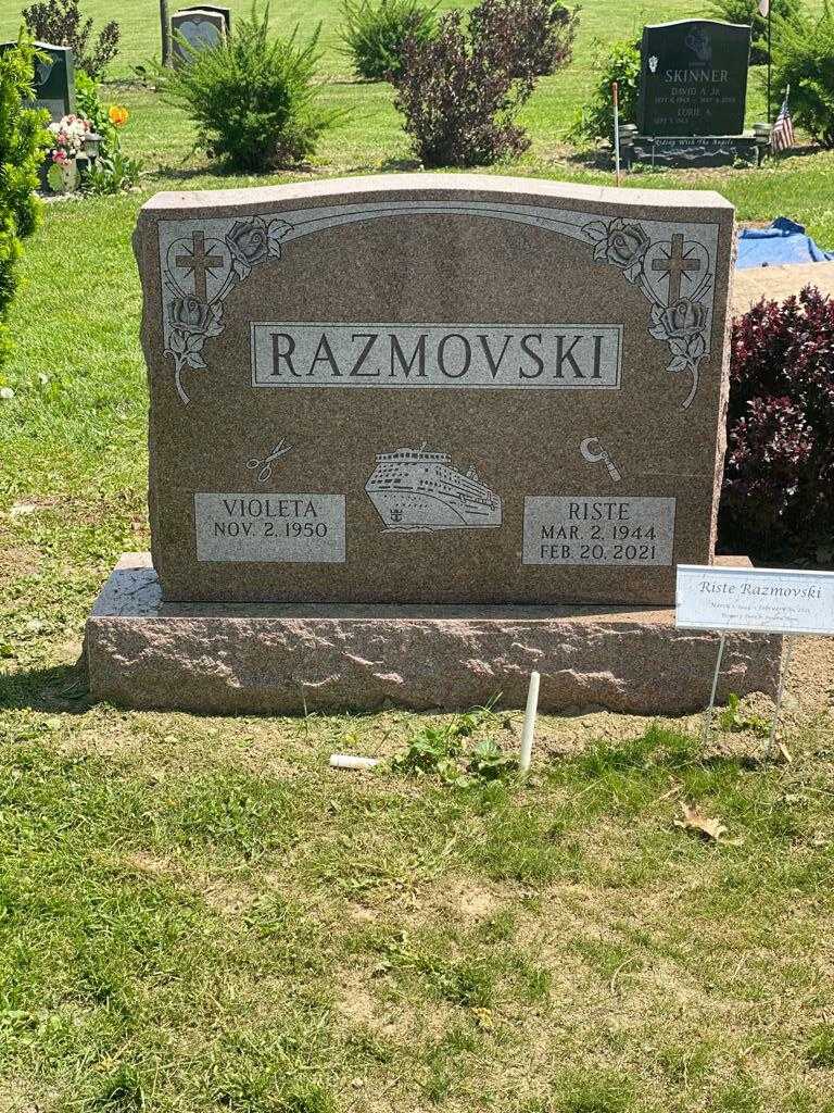 Riste Razmovski's grave. Photo 1