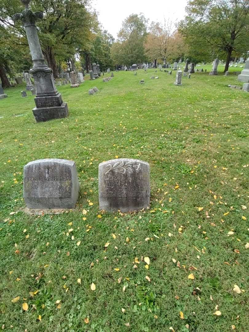 Elizabeth C. Wetherell's grave. Photo 1