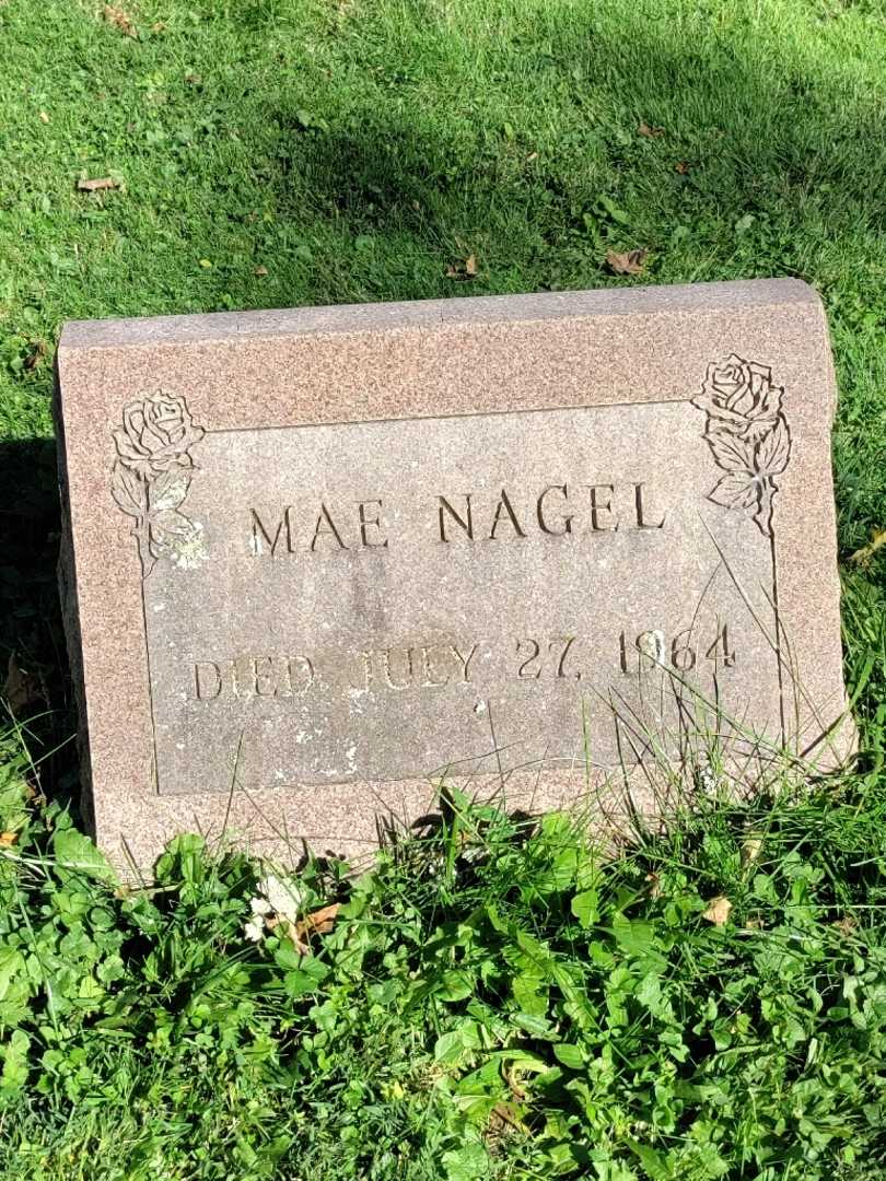 Mae Nagel's grave. Photo 3