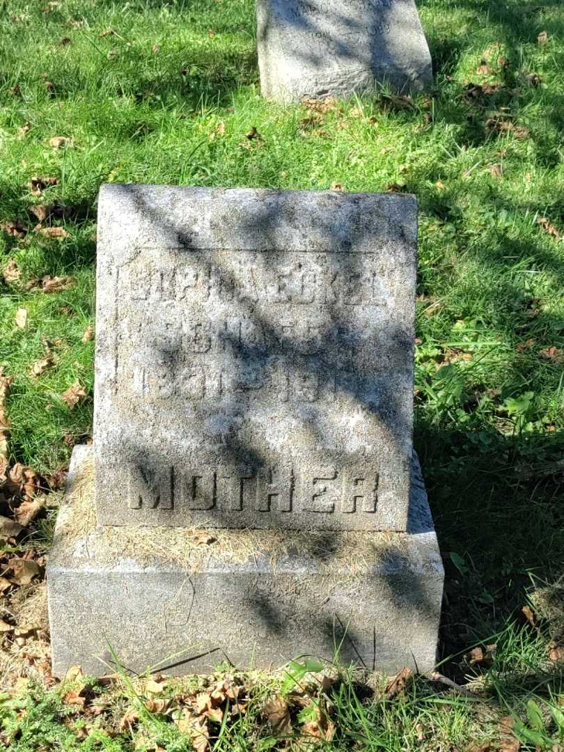 Sophia Eckel Schafer's grave. Photo 3