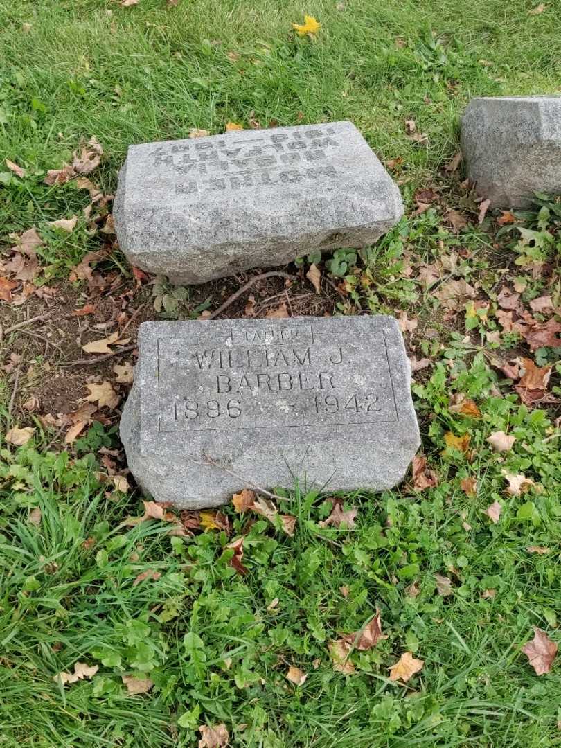 William J. Barber's grave. Photo 2