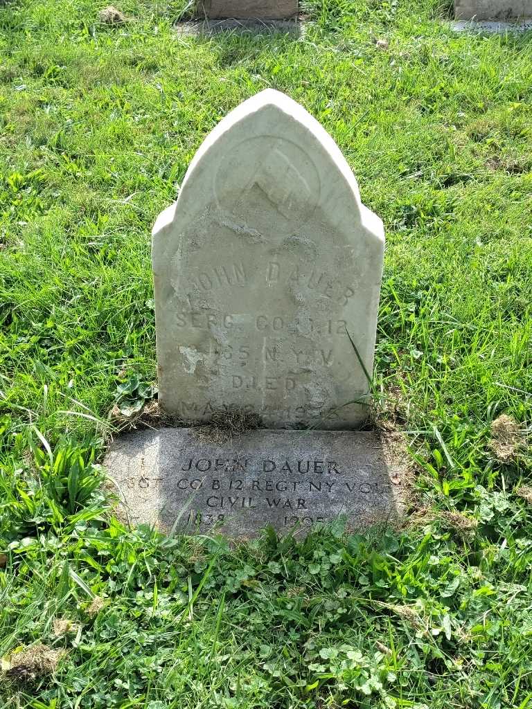 John Dauer's grave. Photo 2
