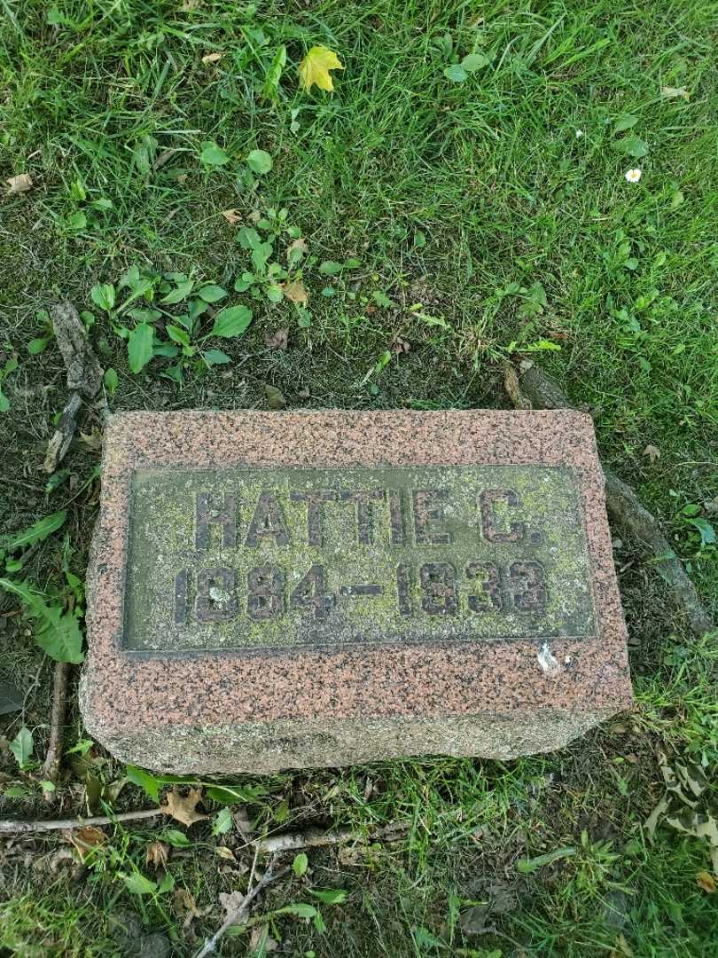 Henrietta C. "Hattie" Bell's grave. Photo 4