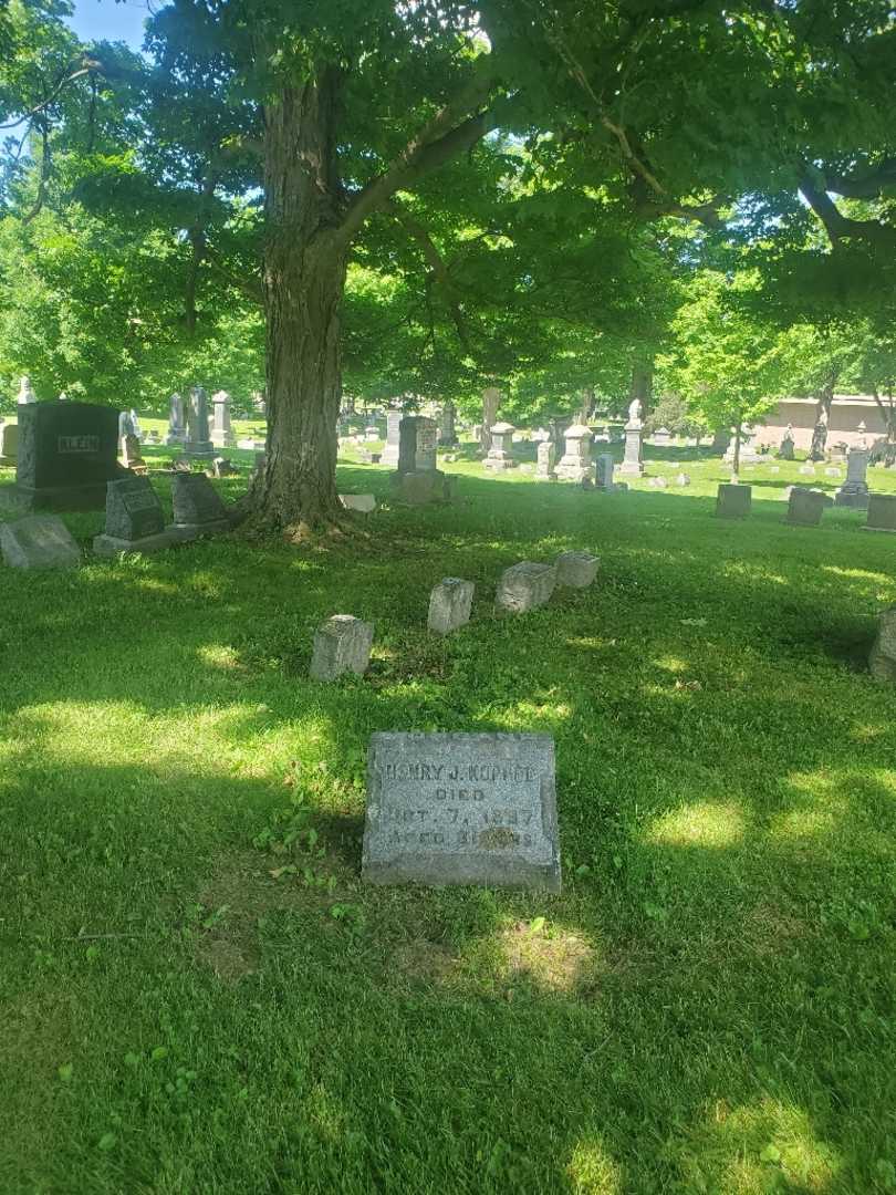 Henry J. Koppel's grave. Photo 2