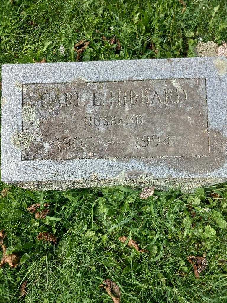 Carl E. Hibbard's grave. Photo 2