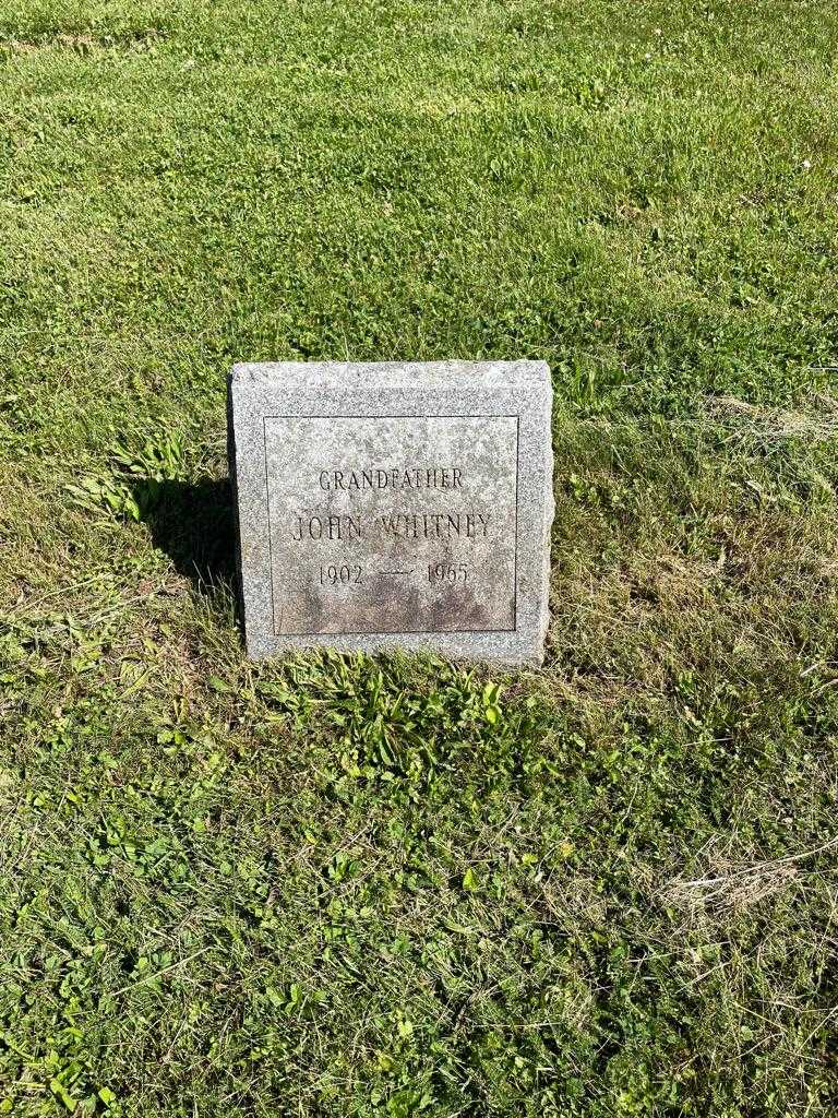 John Whitney's grave. Photo 3
