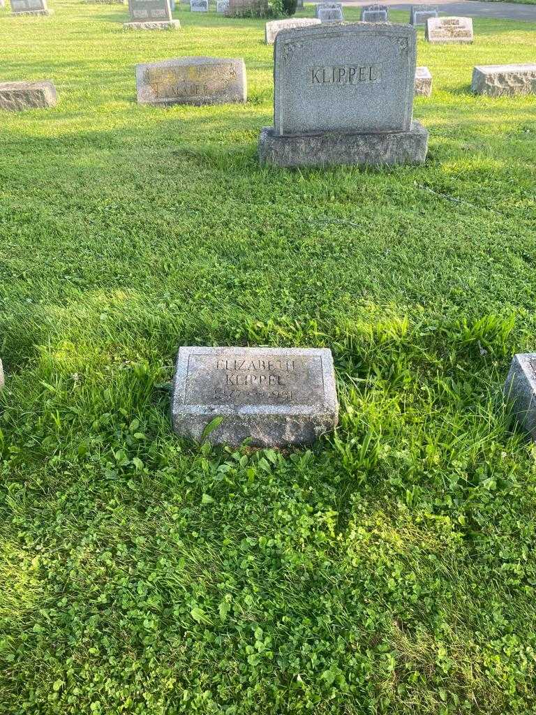 Elizabeth Klippel's grave. Photo 2
