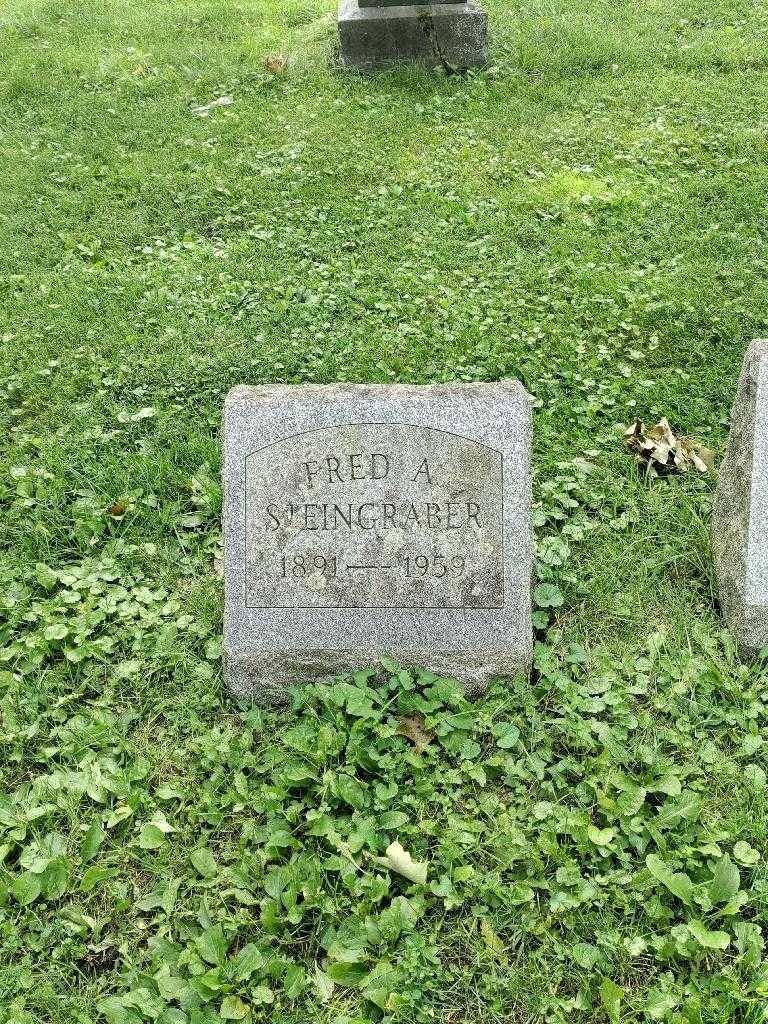 Fred A. Steingraber's grave. Photo 2