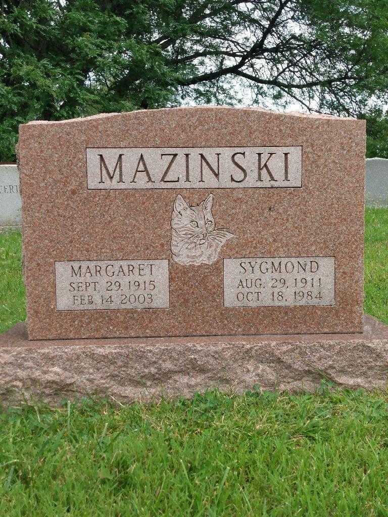 Sygmond Mazinski's grave. Photo 2