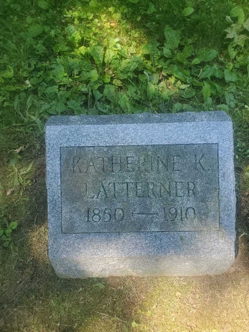 Katherine K. Latterner's grave. Photo 4
