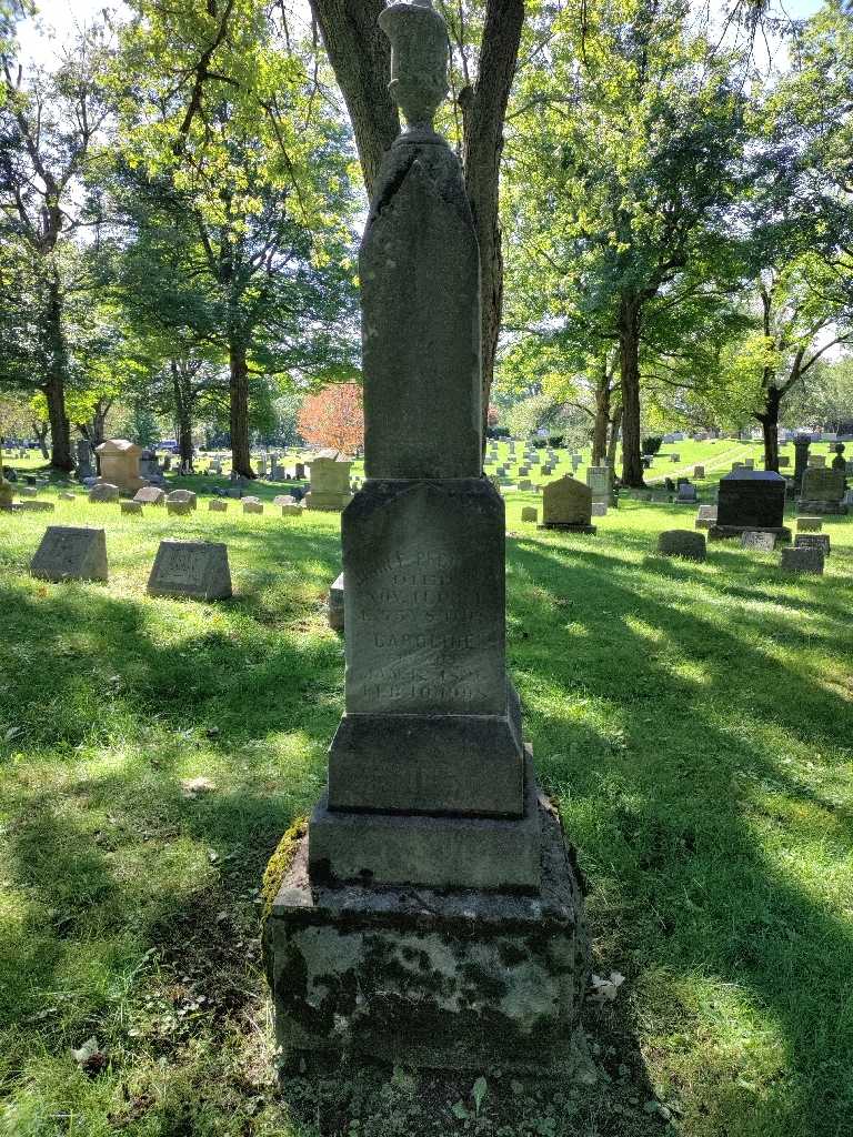 Caroline Pfeiffer's grave. Photo 2