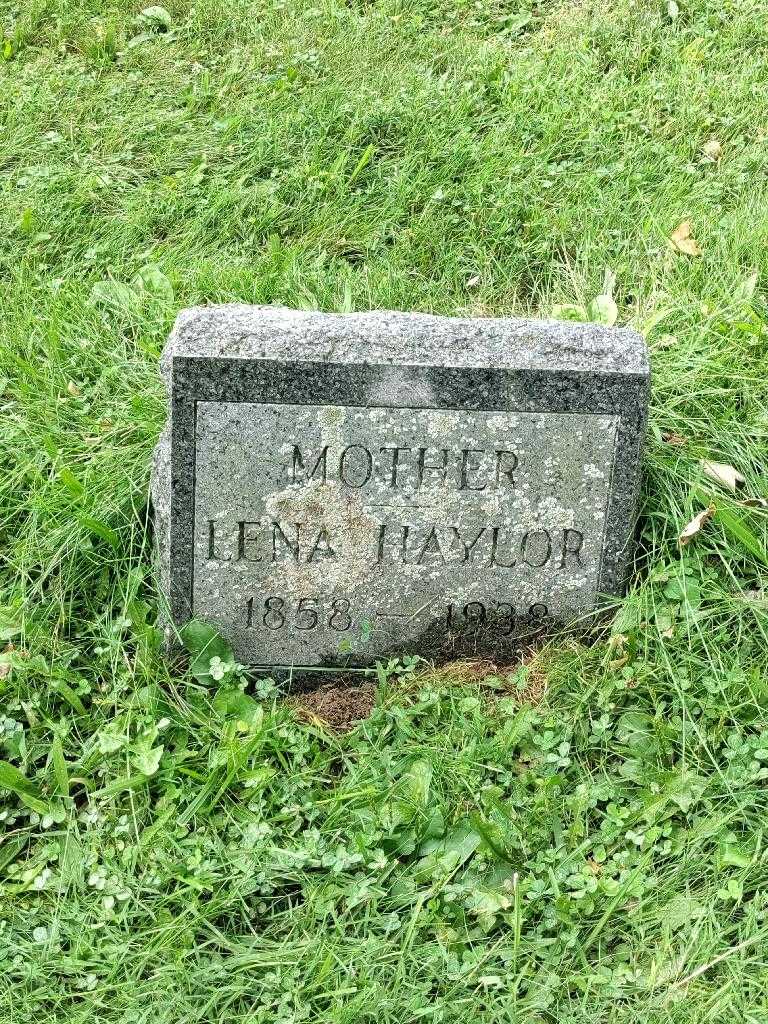 Lena Haylor's grave. Photo 3