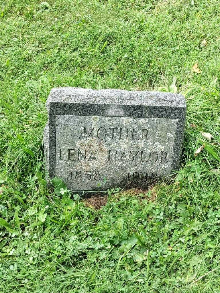 Lena Haylor's grave. Photo 2