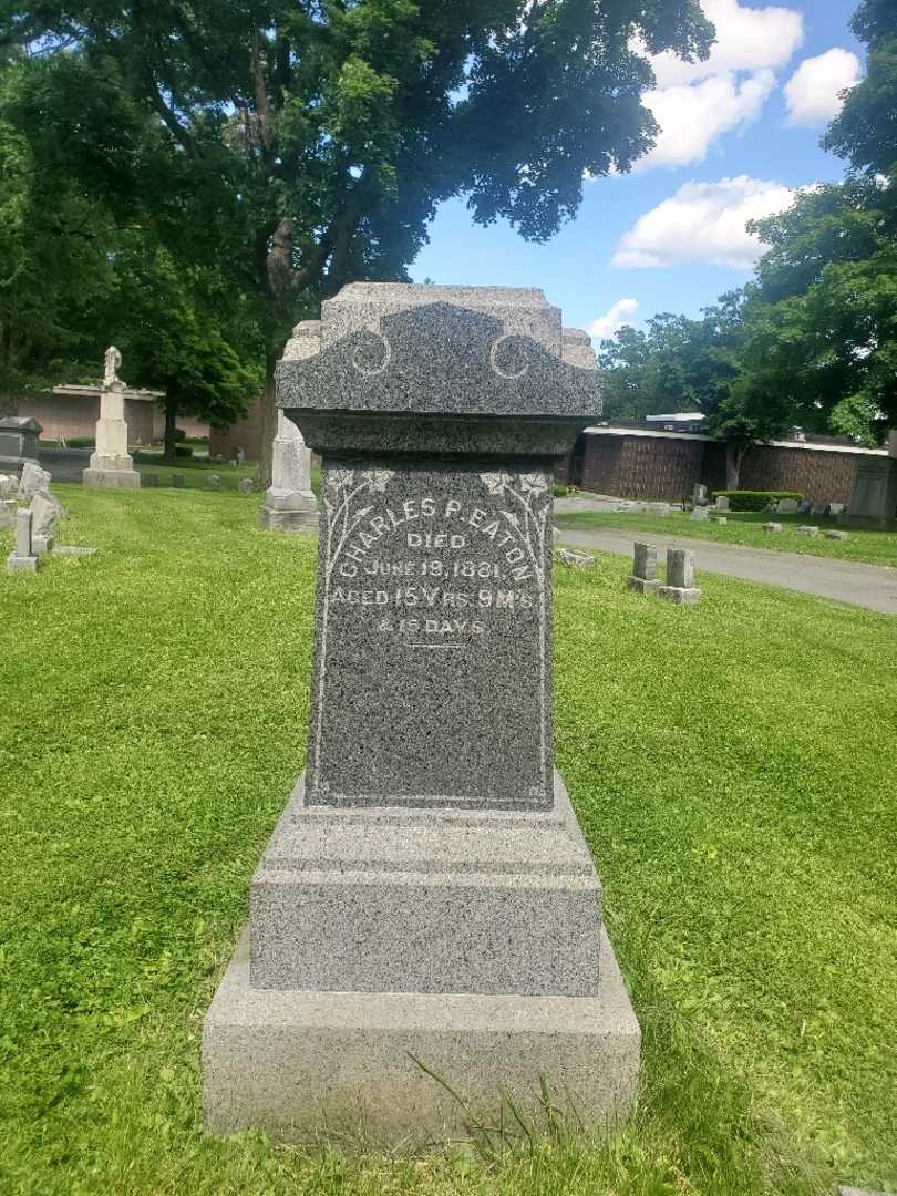 Charles P. Eaton's grave. Photo 3