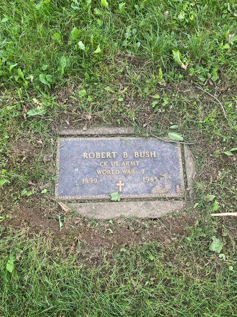 Robert B. Bush's grave. Photo 3