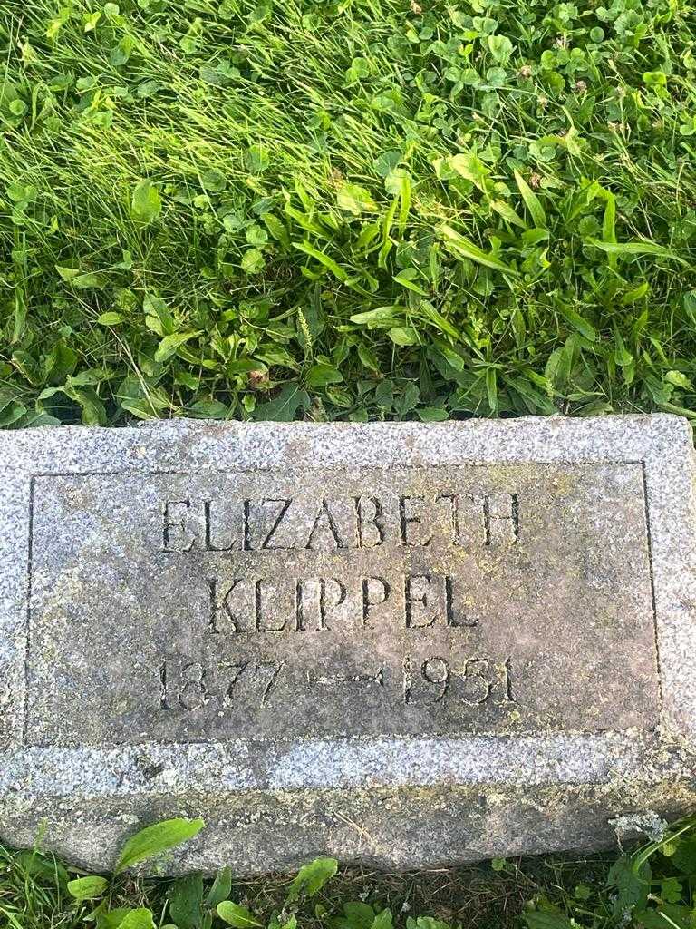 Elizabeth Klippel's grave. Photo 3