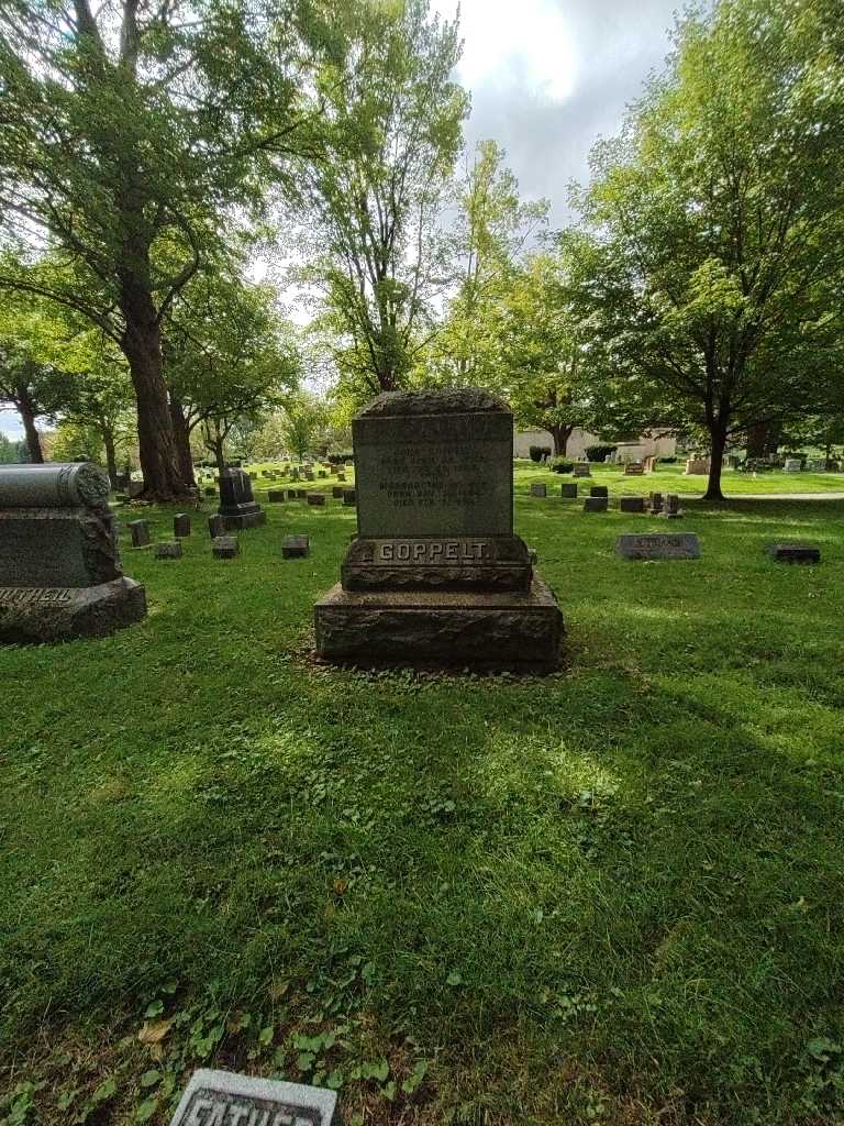 John Goppelt's grave. Photo 1