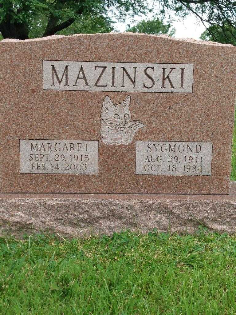 Sygmond Mazinski's grave. Photo 3