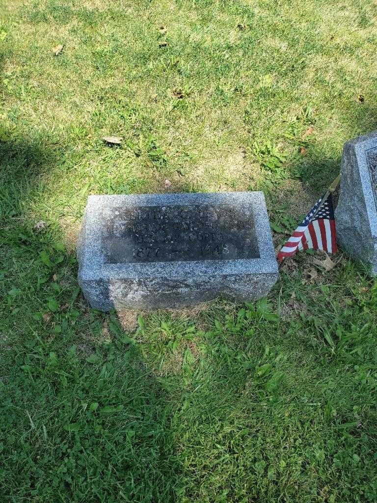 Bertha C. Lewis's grave. Photo 1