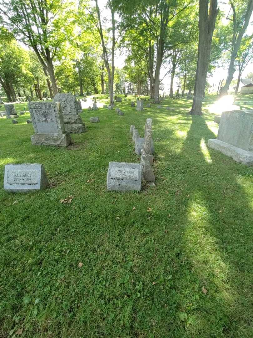 Mary Magdelina Amos's grave. Photo 1