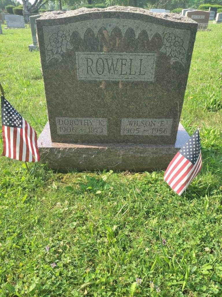 Dorothy K. Rowell's grave. Photo 1