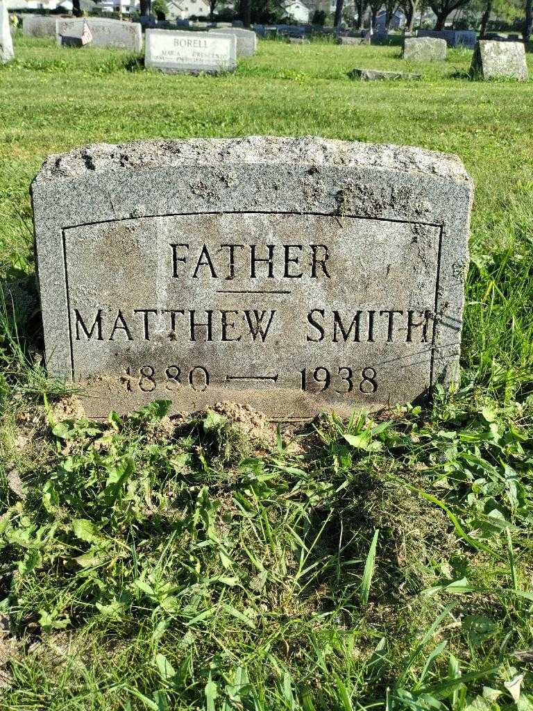 Mathew J. Smith's grave. Photo 2