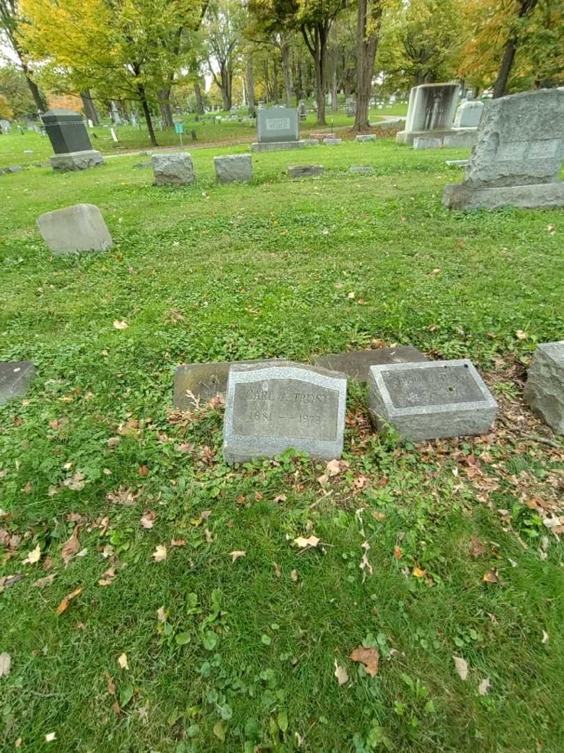 Carl A. Trost's grave. Photo 1