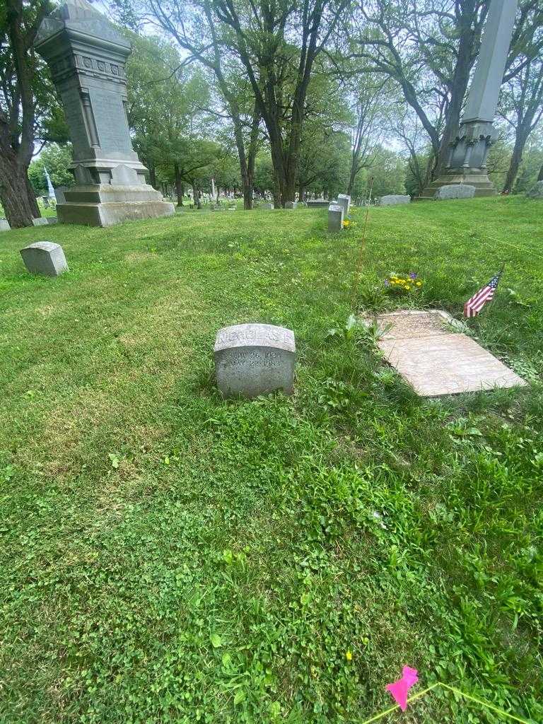 Nicholas E. Peters's grave. Photo 2