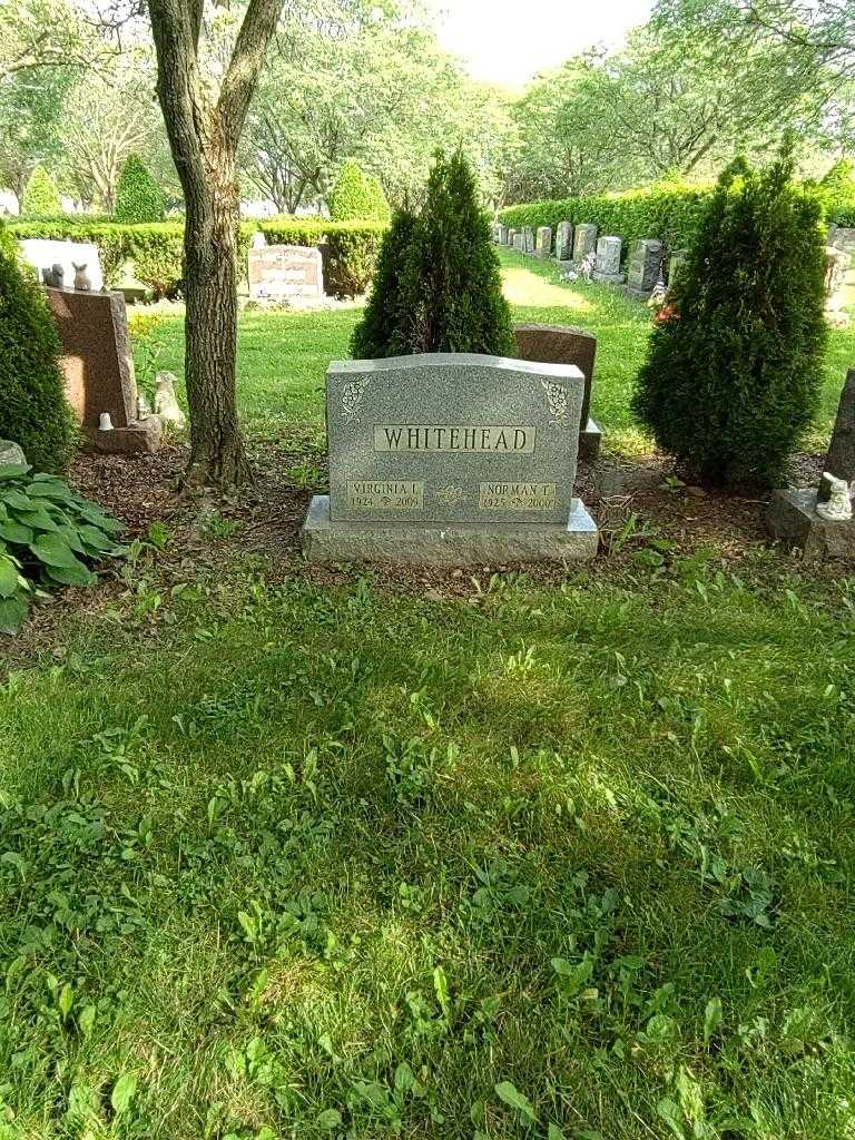 Virginia L. Whitehead's grave. Photo 1