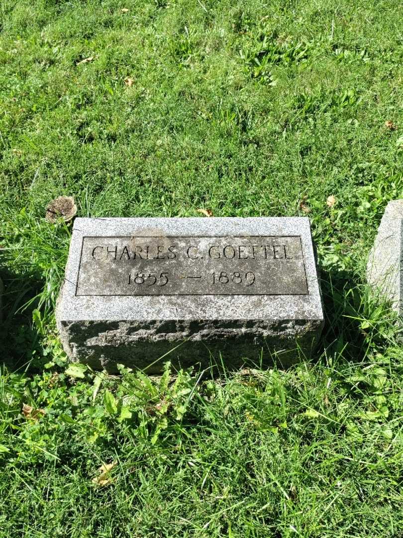 Charles C. Goettel's grave. Photo 2