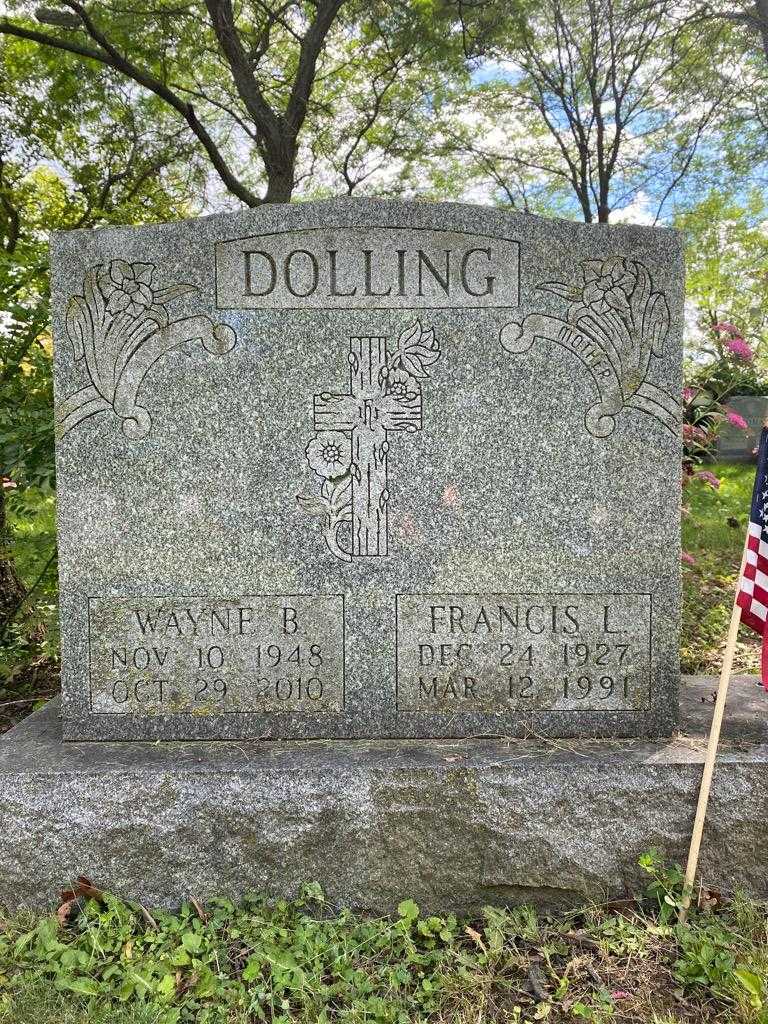 Francis L. Dolling's grave. Photo 3