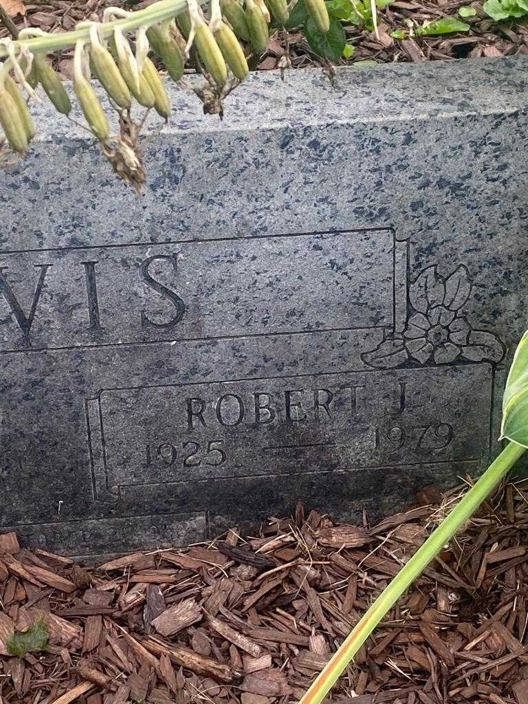 Robert J. Davis's grave. Photo 3