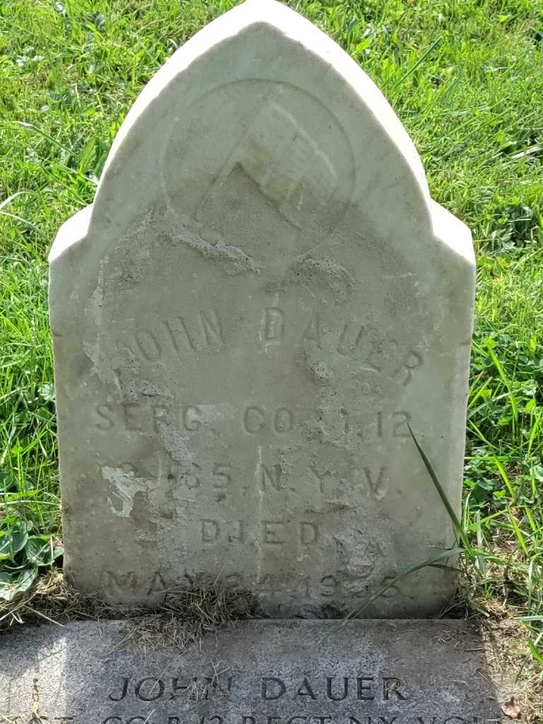 John Dauer's grave. Photo 3