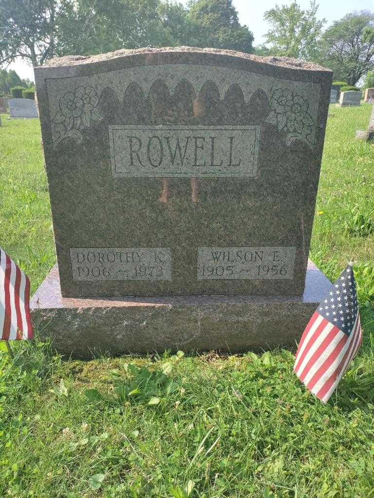 Wilson E. Rowell's grave. Photo 2